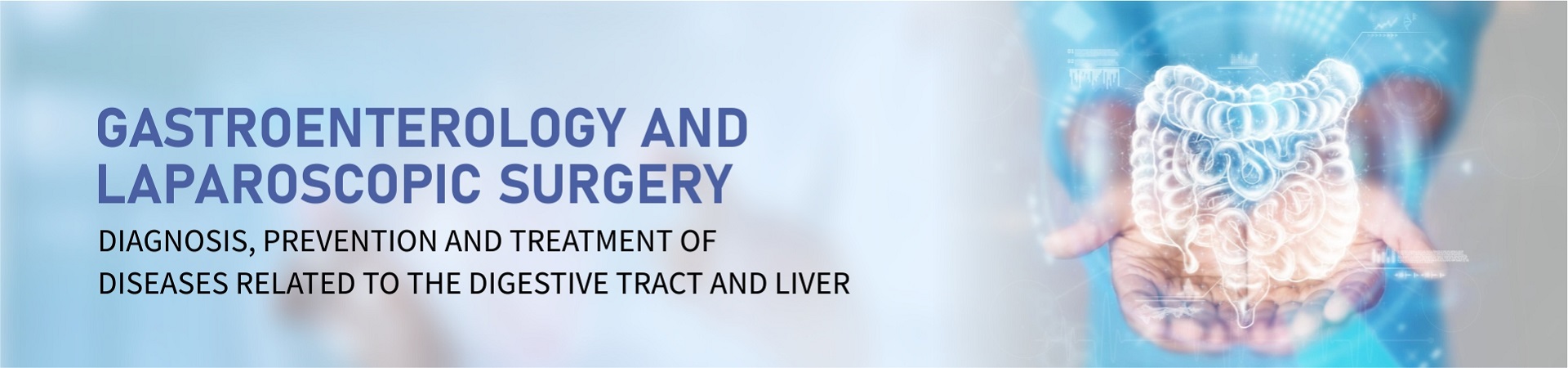 Gastroenterology and laparoscopic surgery banner