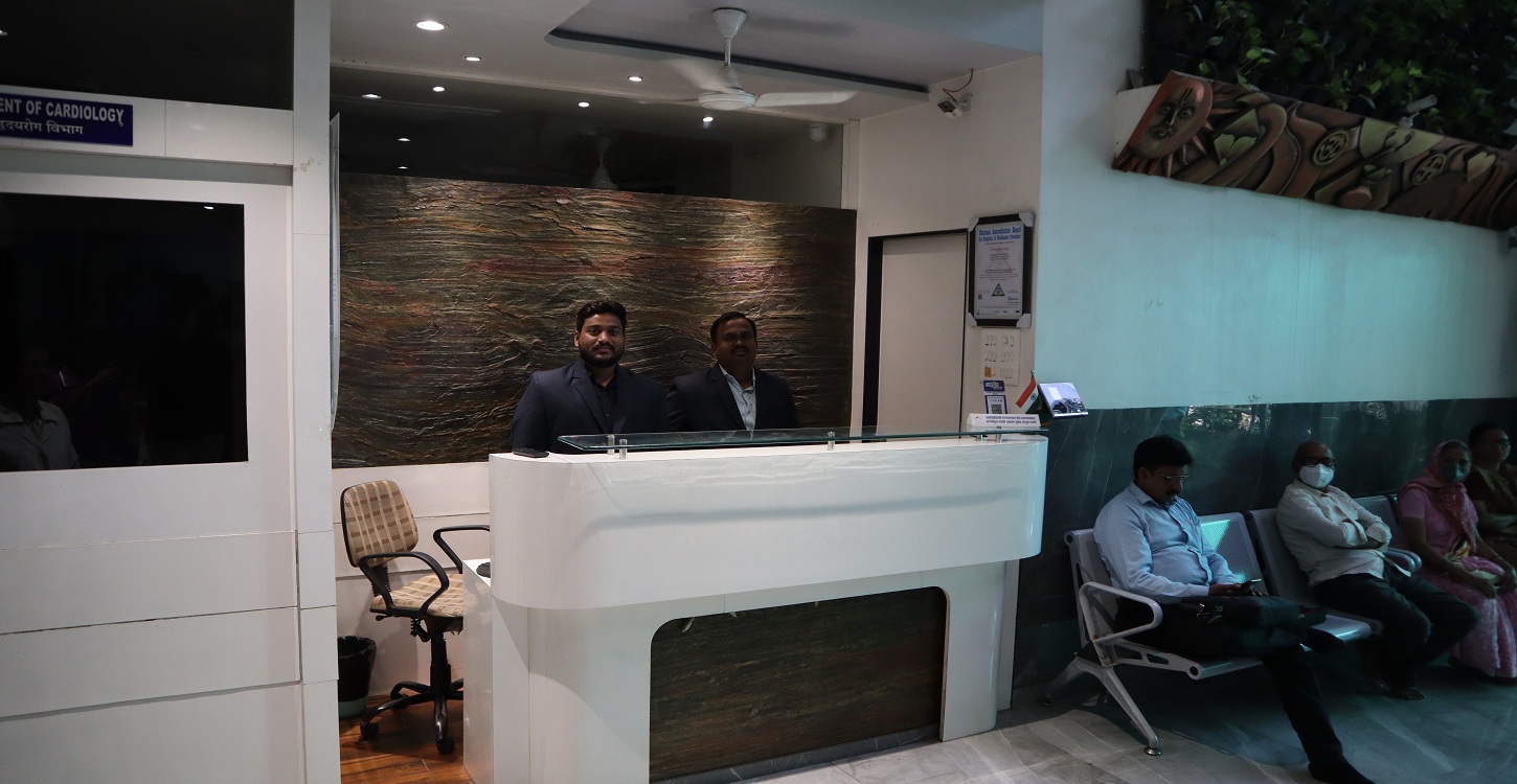 Hospital Reception Desk Banner